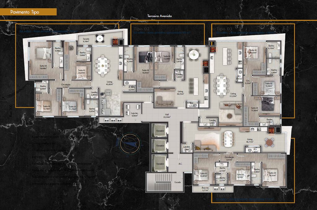 Apartamento, 119 m² - Foto 2