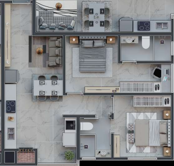 Apartamento, 2 quartos, 63 m² - Foto 6
