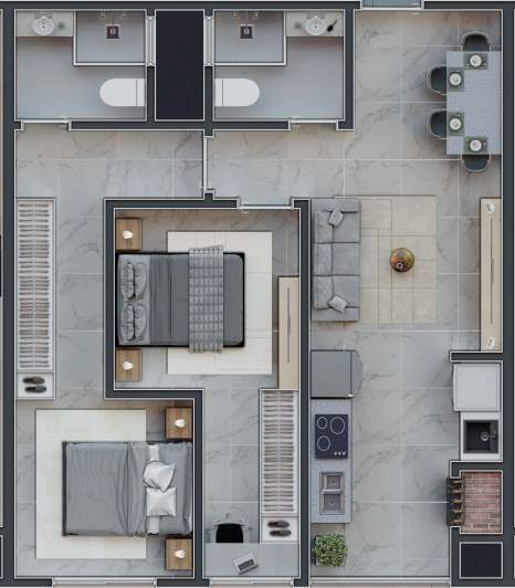 Apartamento, 2 quartos, 63 m² - Foto 10
