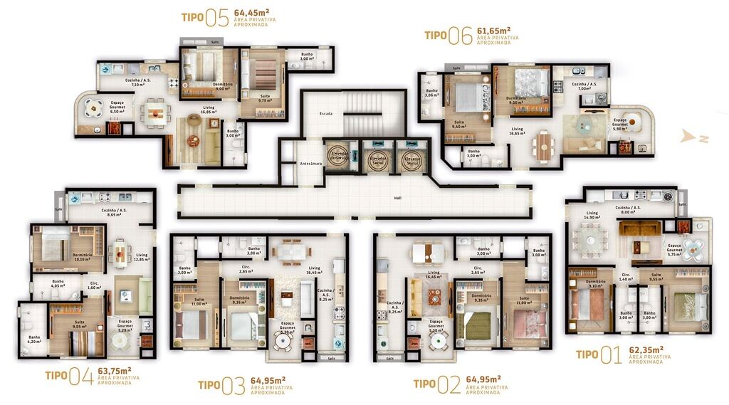 Apartamento, 2 quartos, 60 m² - Foto 4