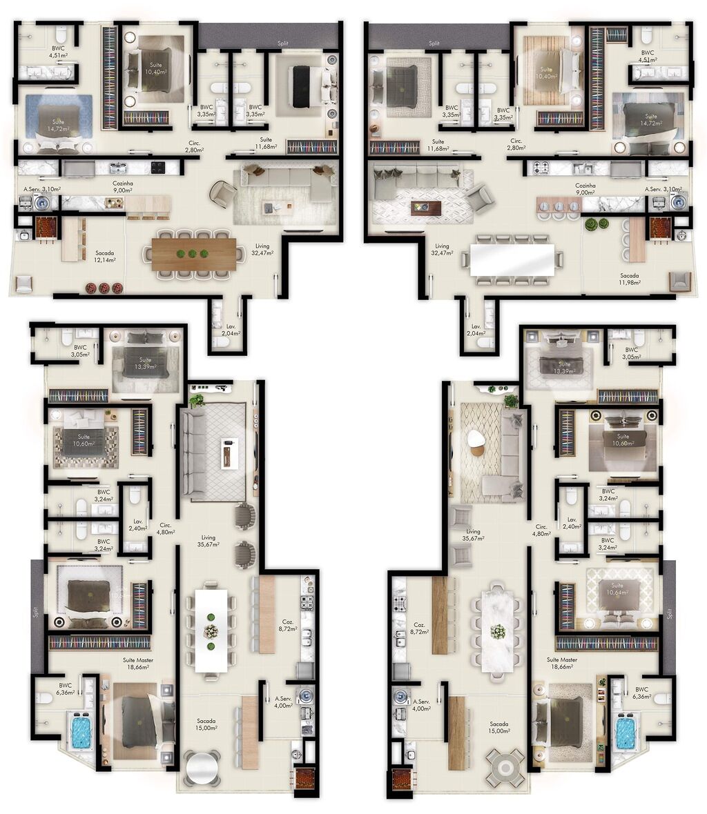 Apartamento, 3 quartos, 125 m² - Foto 3