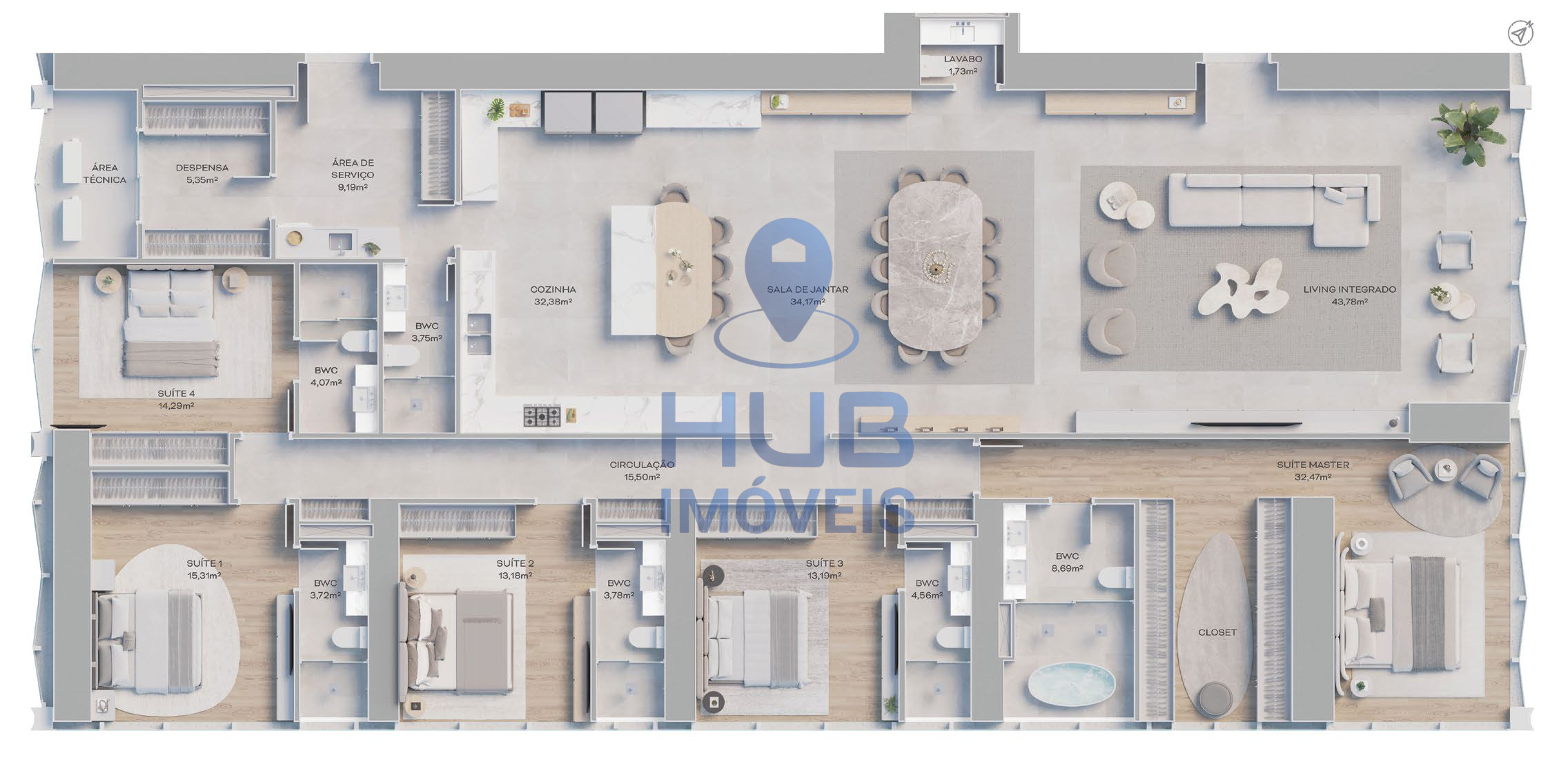 Apartamento, 5 quartos, 420 m² - Foto 35