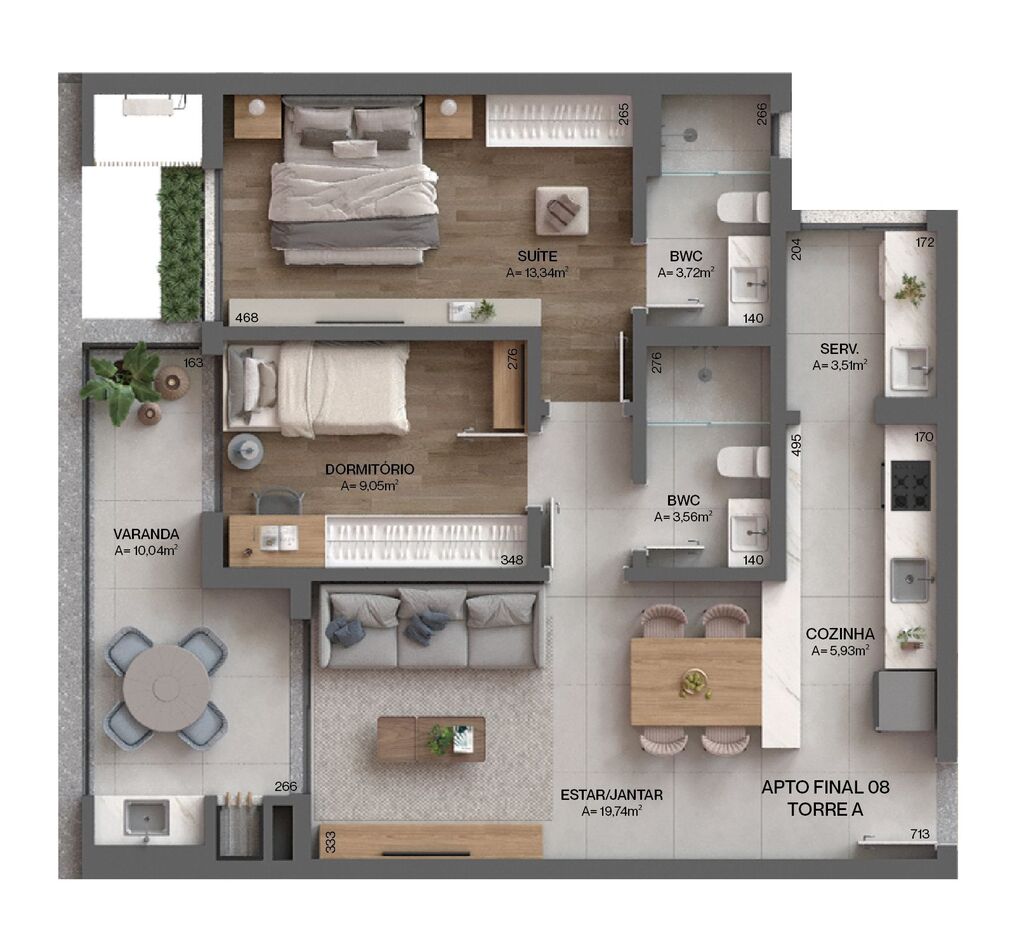 Apartamento, 100 m² - Foto 3