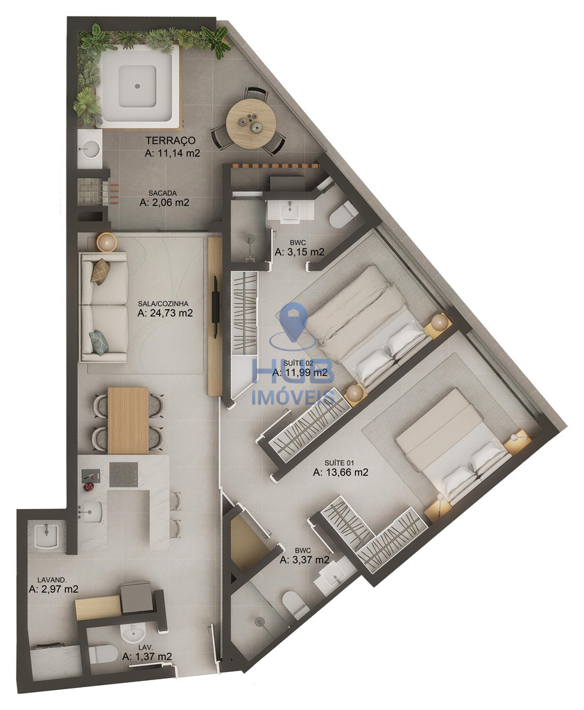 Apartamento, 2 quartos, 87 m² - Foto 27