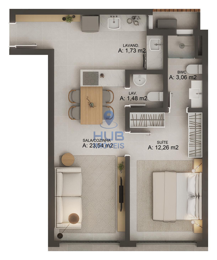 Loft, 75 m² - Foto 14
