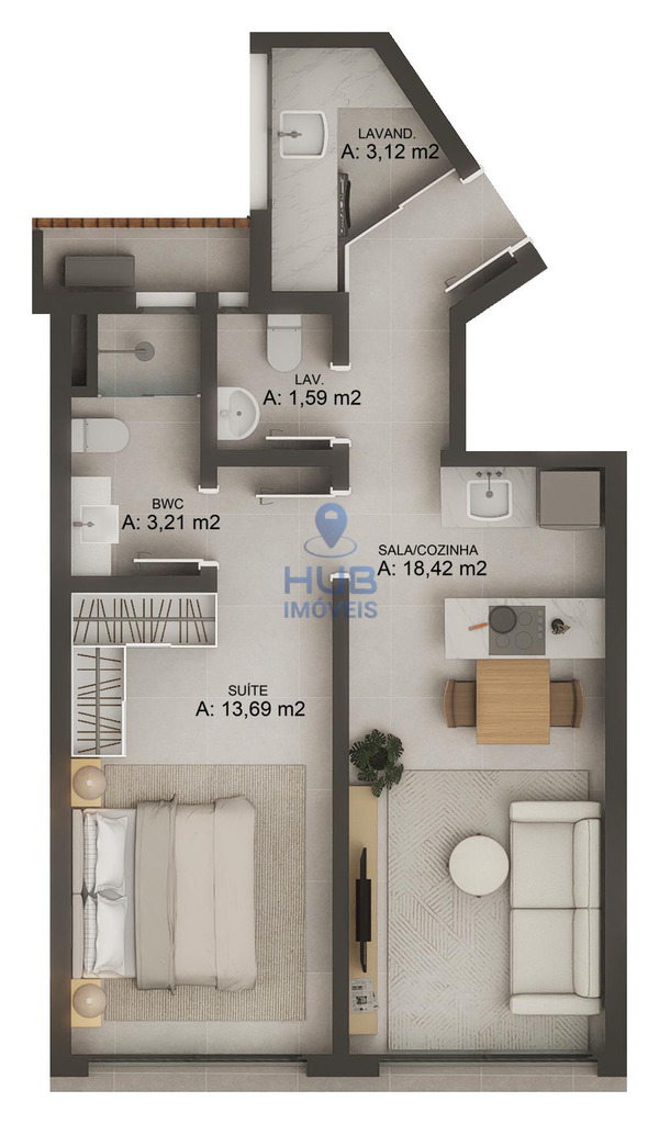 Loft, 75 m² - Foto 12