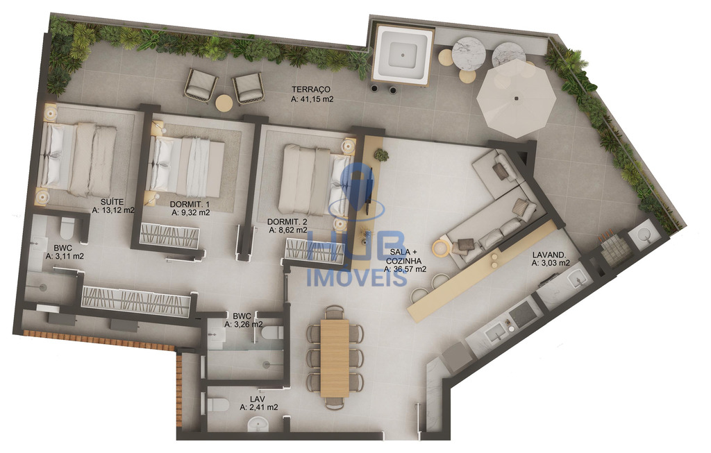Apartamento, 3 quartos, 133 m² - Foto 38