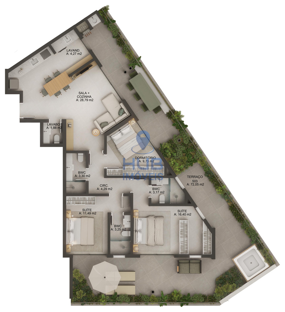 Apartamento, 2 quartos, 79 m² - Foto 40
