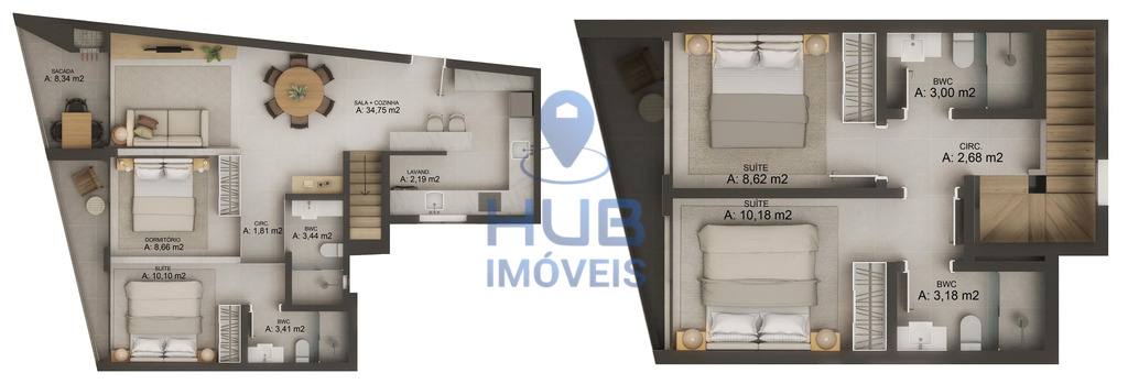 Apartamento, 2 quartos, 65 m² - Foto 35