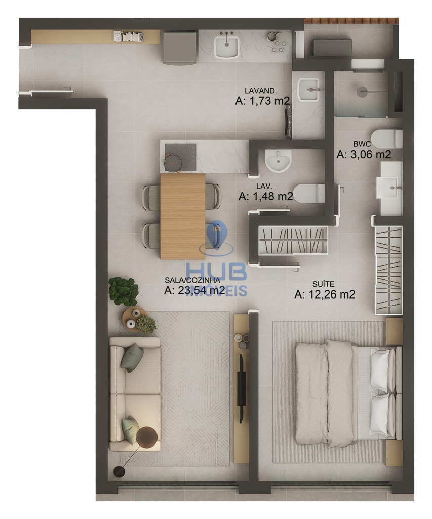 Apartamento, 2 quartos, 65 m² - Foto 15