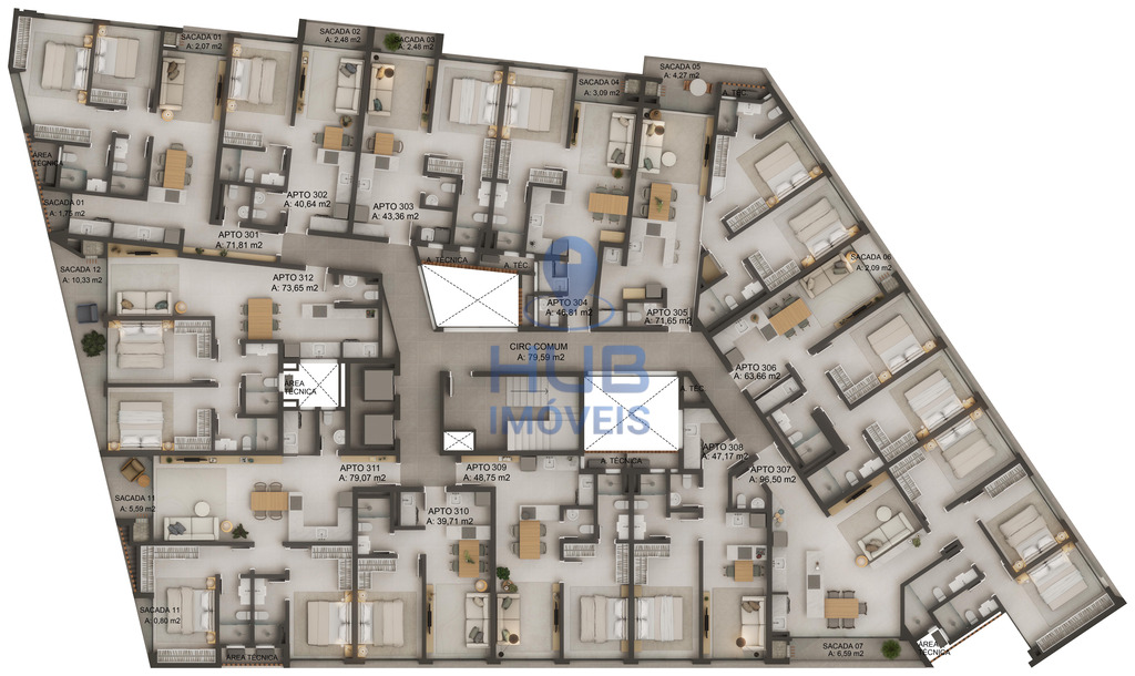 Apartamento, 2 quartos, 98 m² - Foto 3