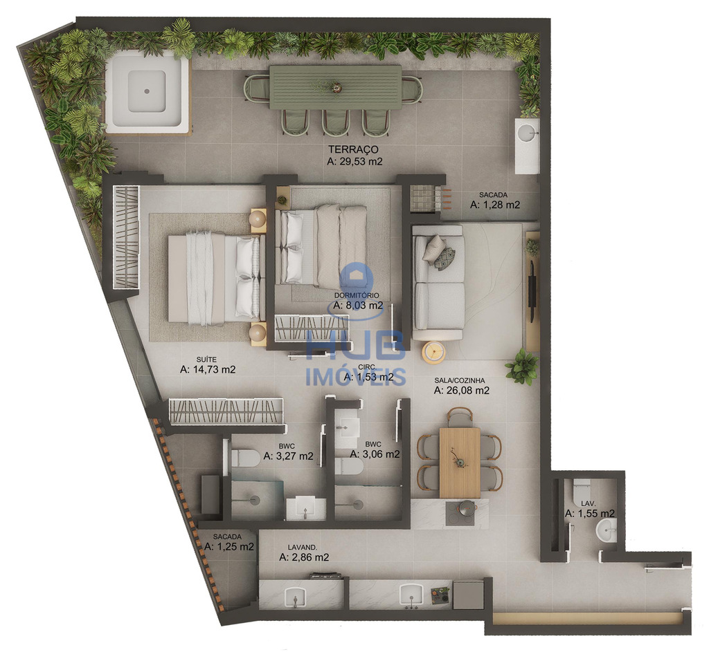 Apartamento, 2 quartos, 98 m² - Foto 33