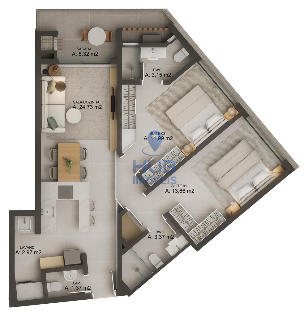 Apartamento, 2 quartos, 108 m² - Foto 22