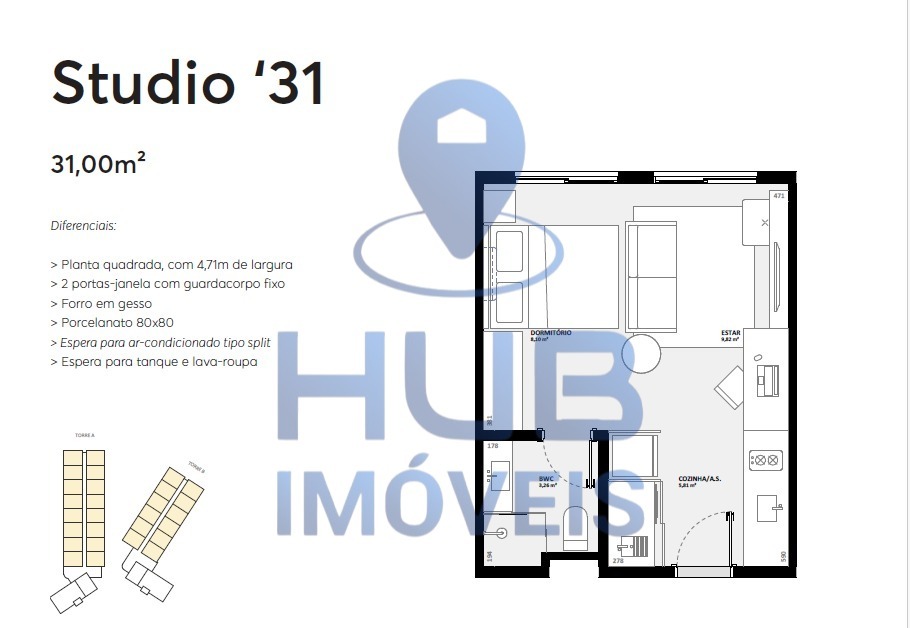 Loft, 31 m² - Foto 10