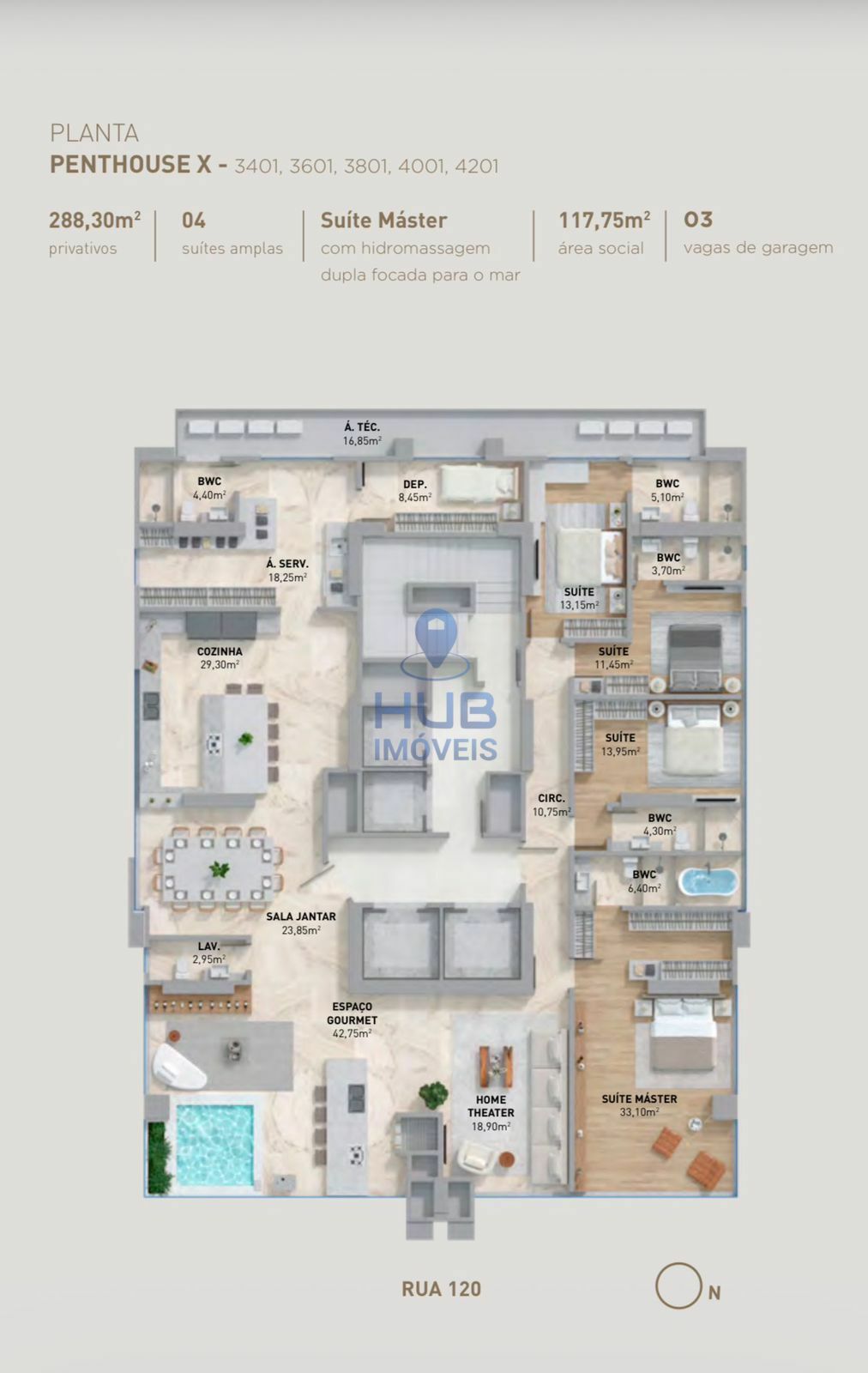 Apartamento, 5 quartos, 288 m² - Foto 4