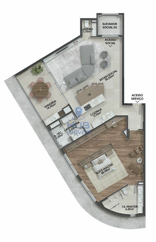 Apartamento, 3 quartos, 312 m² - Foto 9