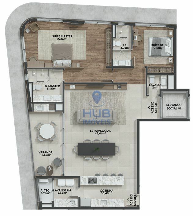 Apartamento, 3 quartos, 312 m² - Foto 11