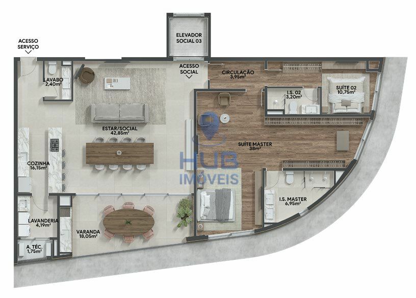 Apartamento, 3 quartos, 312 m² - Foto 15