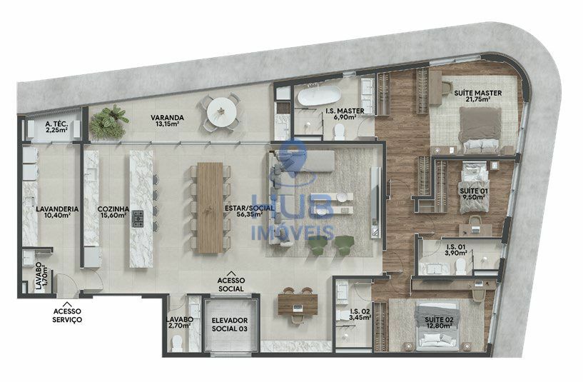 Apartamento, 3 quartos, 312 m² - Foto 16