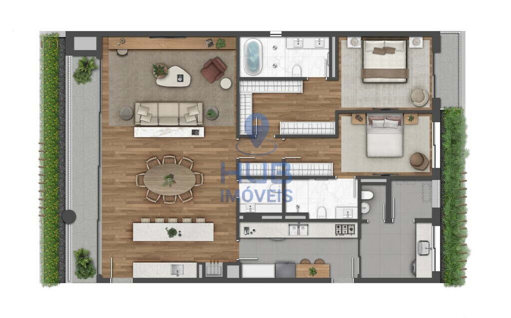 Apartamento, 2 quartos, 182 m² - Foto 4