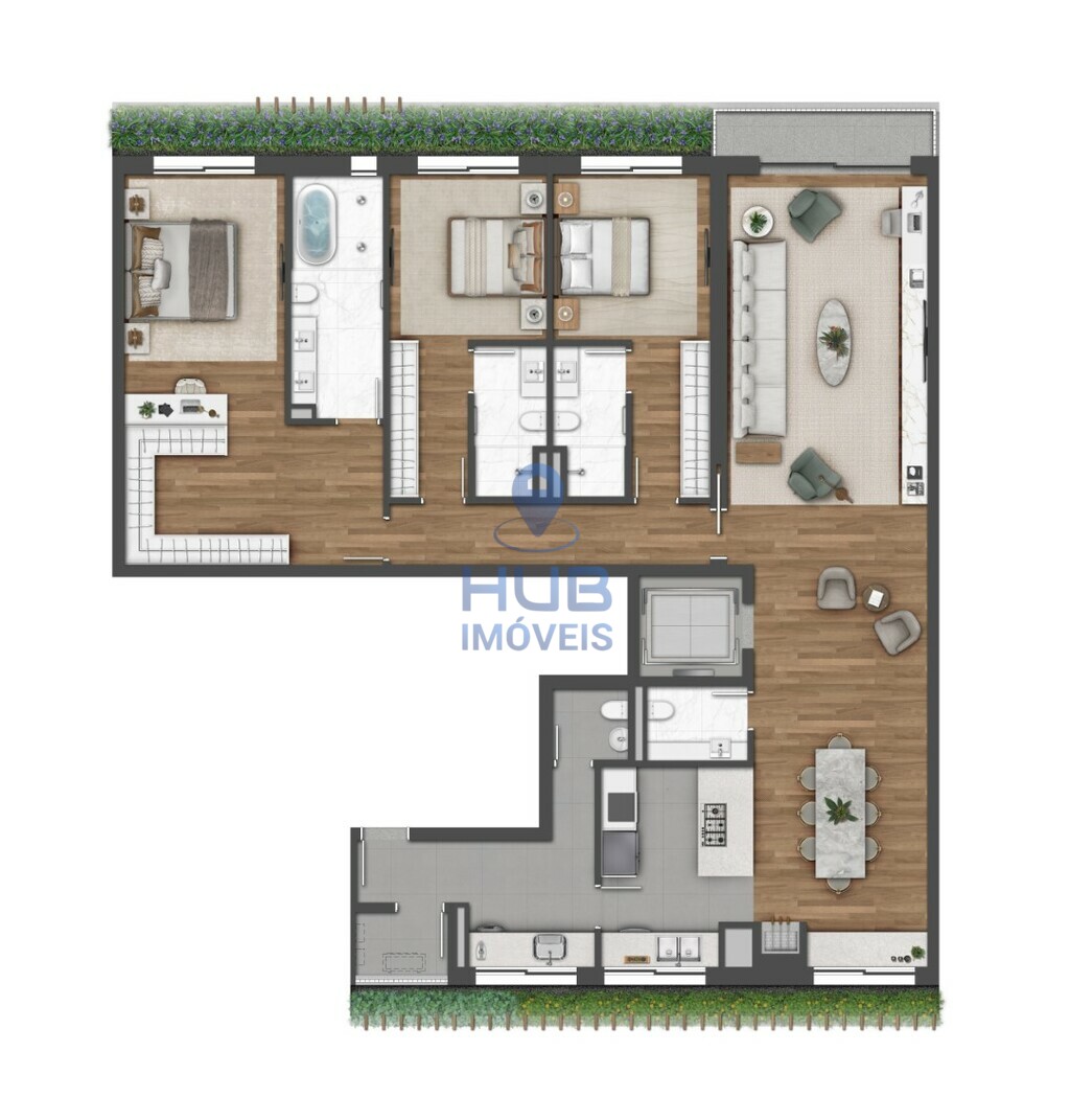 Apartamento, 2 quartos, 182 m² - Foto 6