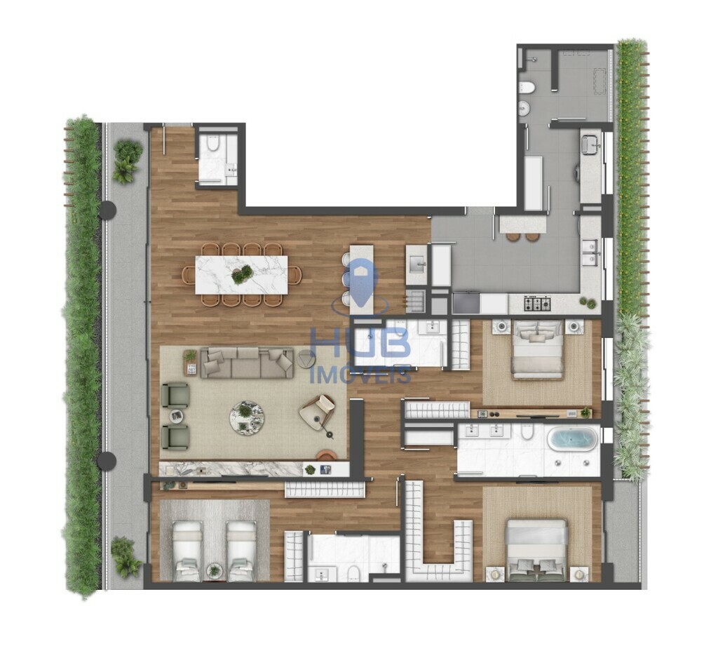 Apartamento, 2 quartos, 182 m² - Foto 12