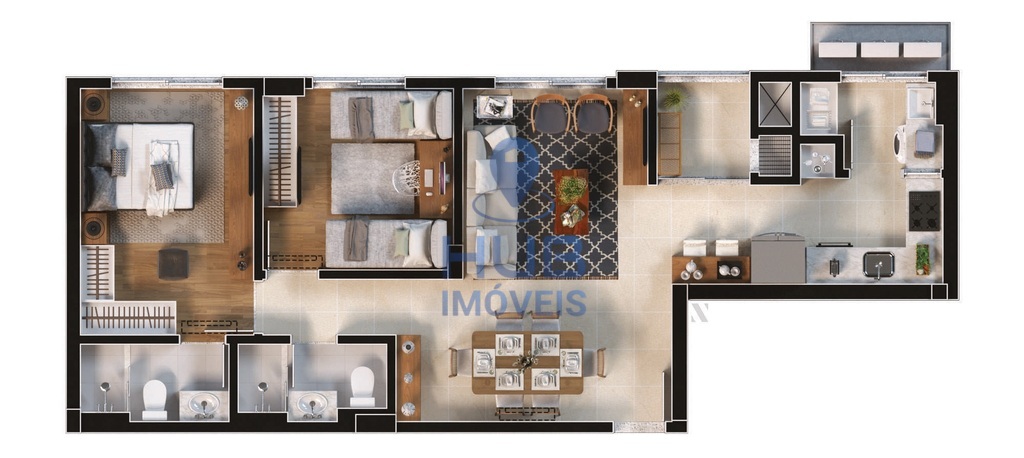 Apartamento, 2 quartos, 71 m² - Foto 4