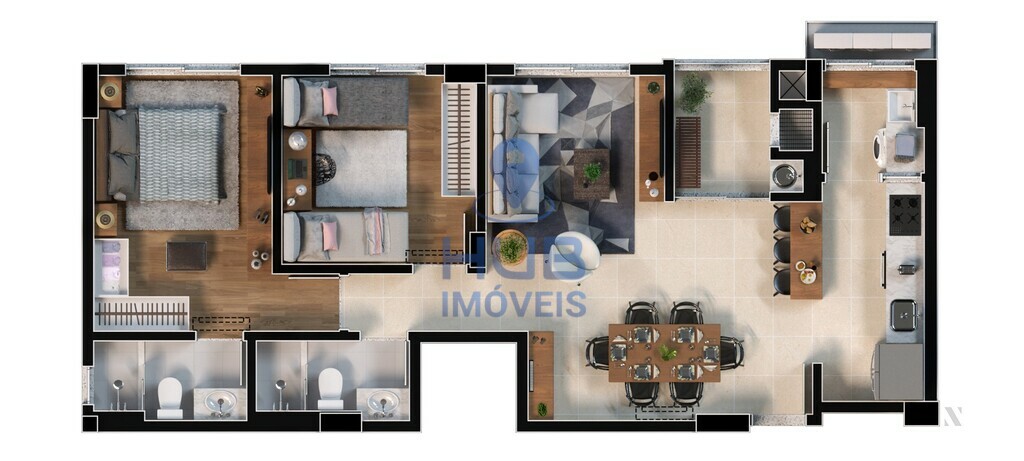 Apartamento, 2 quartos, 71 m² - Foto 5
