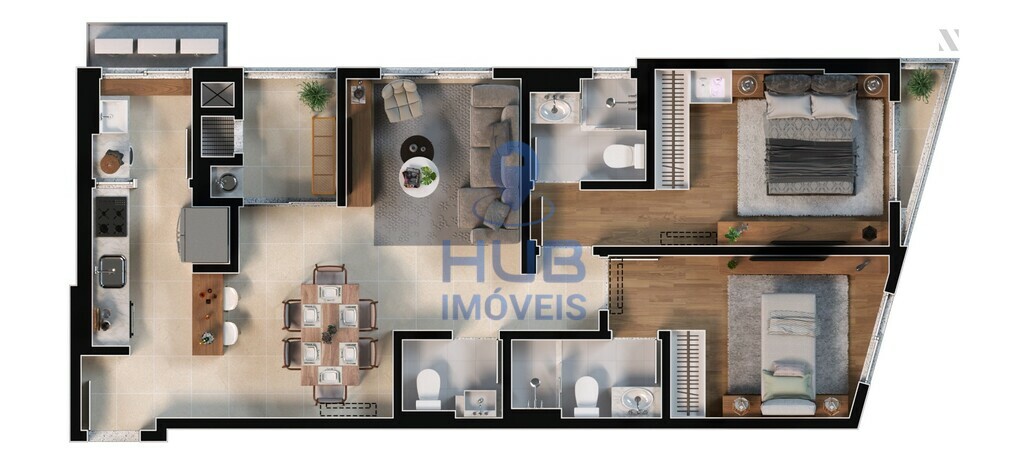 Apartamento, 2 quartos, 71 m² - Foto 10