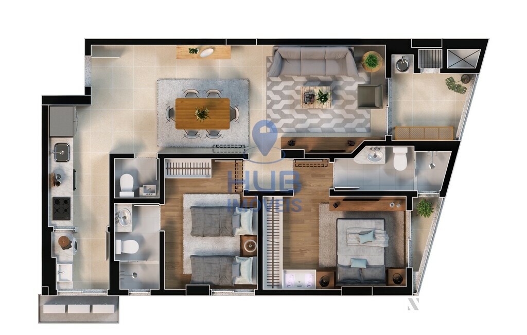Apartamento, 2 quartos, 73 m² - Foto 11