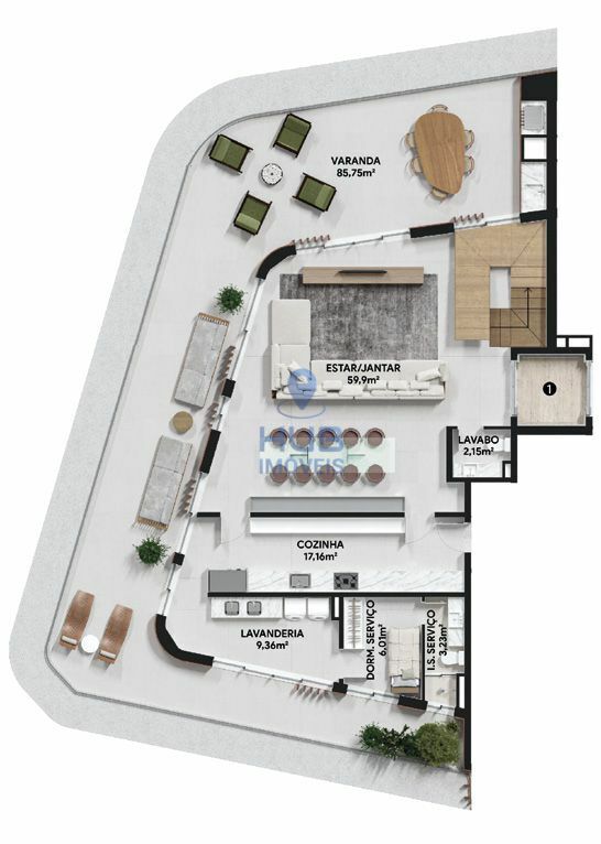 Apartamento, 3 quartos, 316 m² - Foto 12