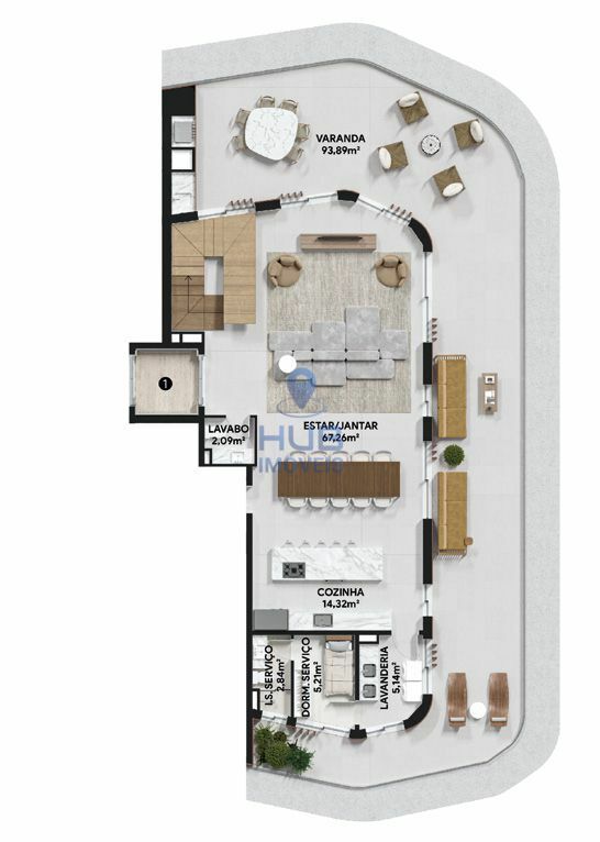 Apartamento, 3 quartos, 316 m² - Foto 15