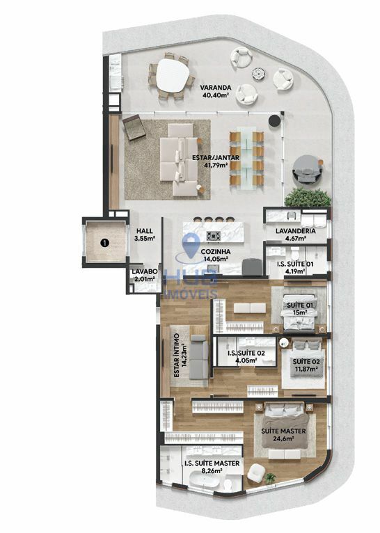 Apartamento, 3 quartos, 201 m² - Foto 10