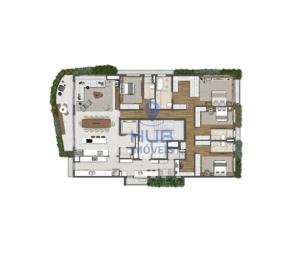 Apartamento, 3 quartos, 200 m² - Foto 11