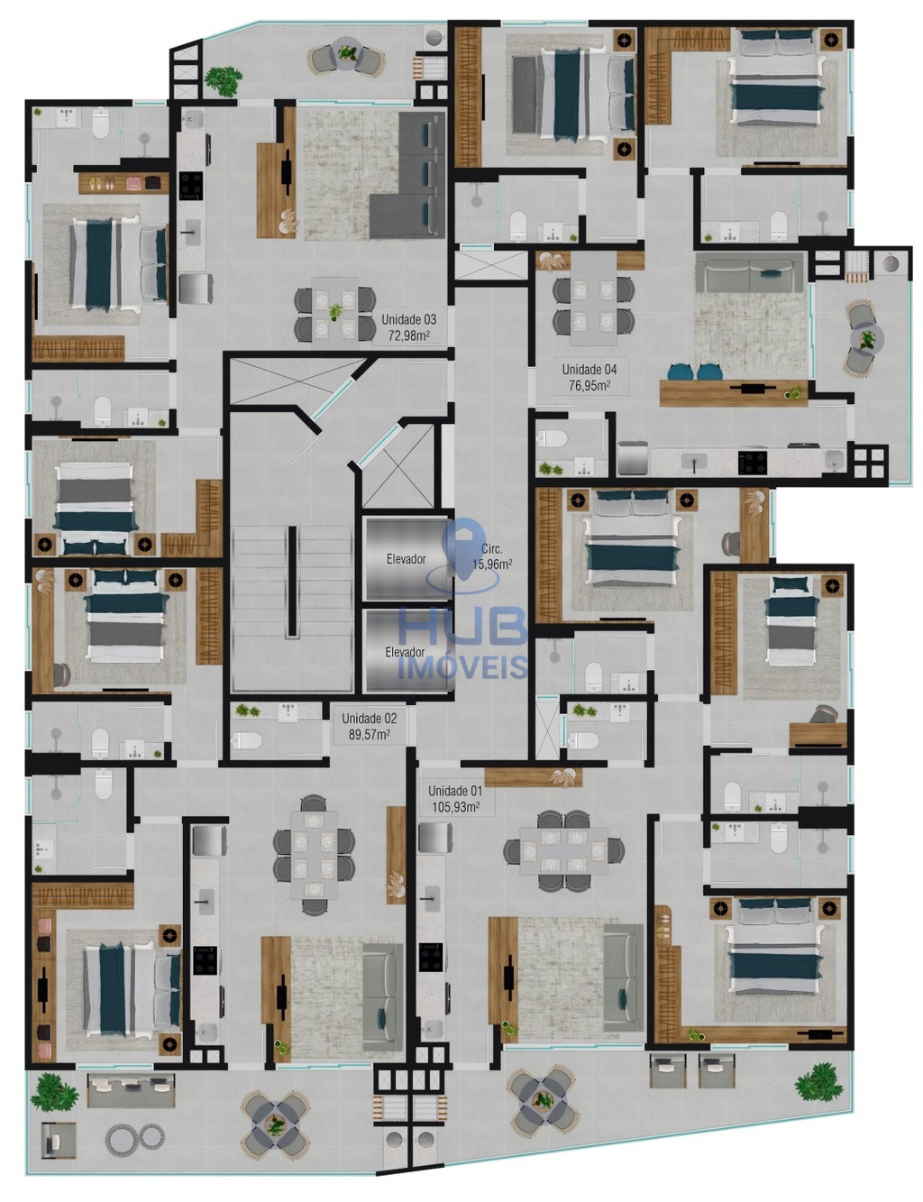 Apartamento, 3 quartos, 356 m² - Foto 3