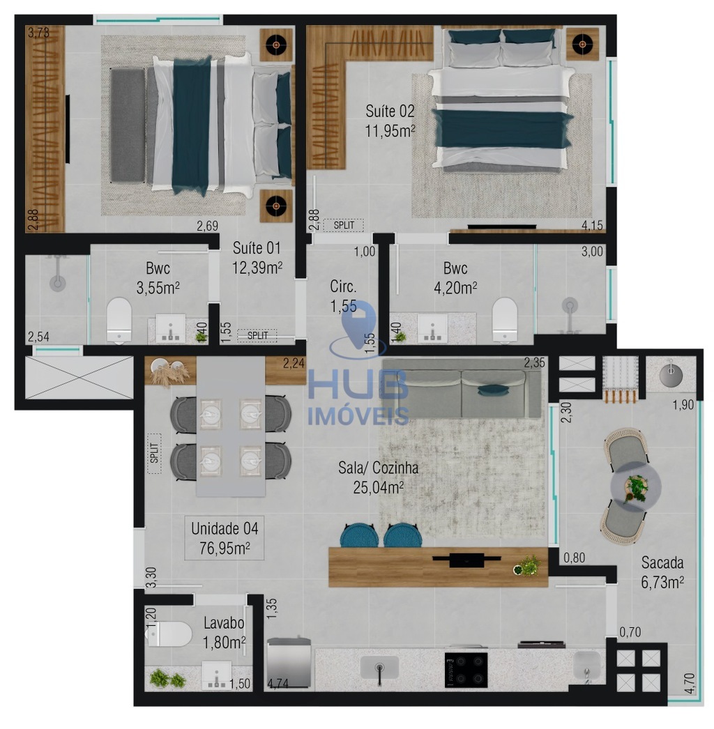 Apartamento, 3 quartos, 356 m² - Foto 6