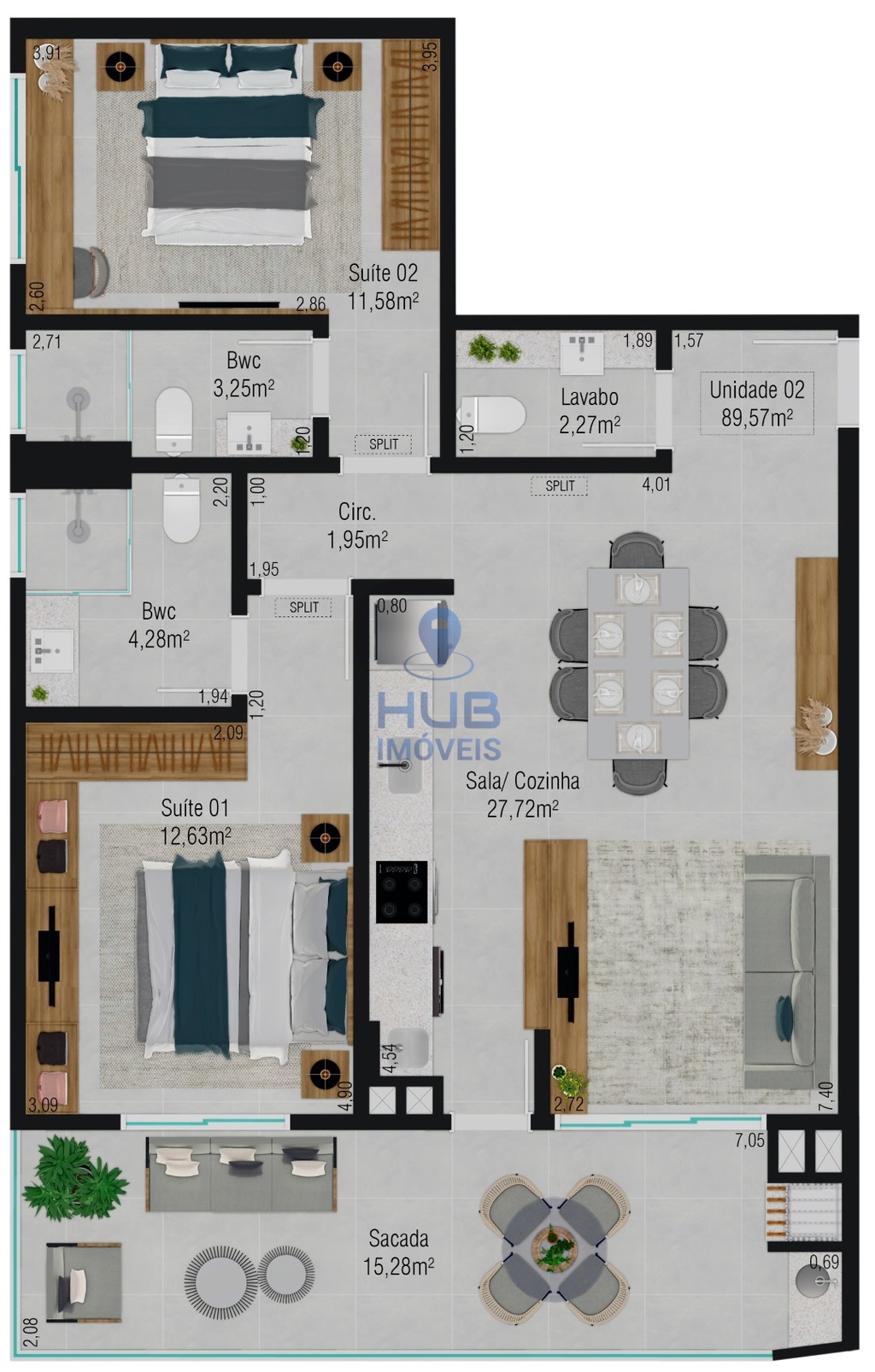 Apartamento, 3 quartos, 356 m² - Foto 7