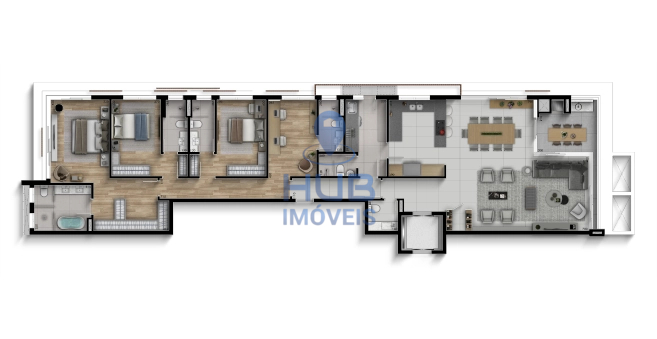 Apartamento, 4 quartos, 214 m² - Foto 3