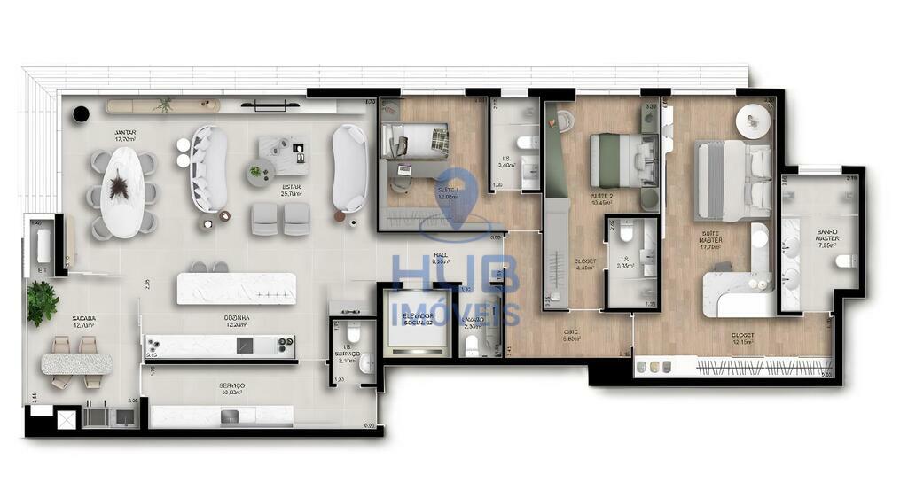 Apartamento, 4 quartos, 455 m² - Foto 4