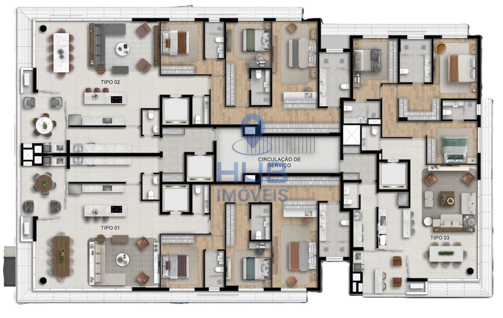 Apartamento, 4 quartos, 455 m² - Foto 2