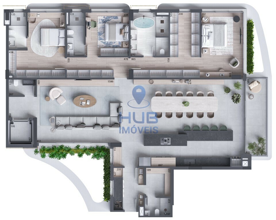 Apartamento, 3 quartos, 460 m² - Foto 6