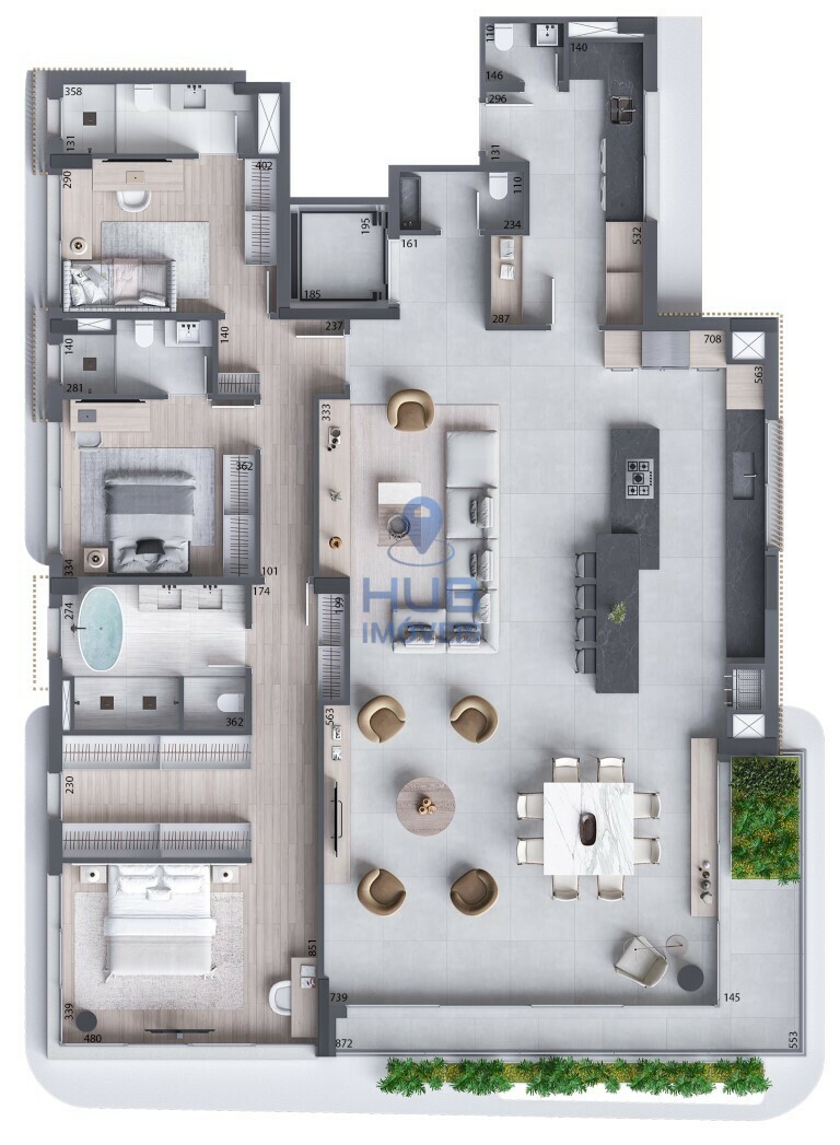 Apartamento, 3 quartos, 460 m² - Foto 7