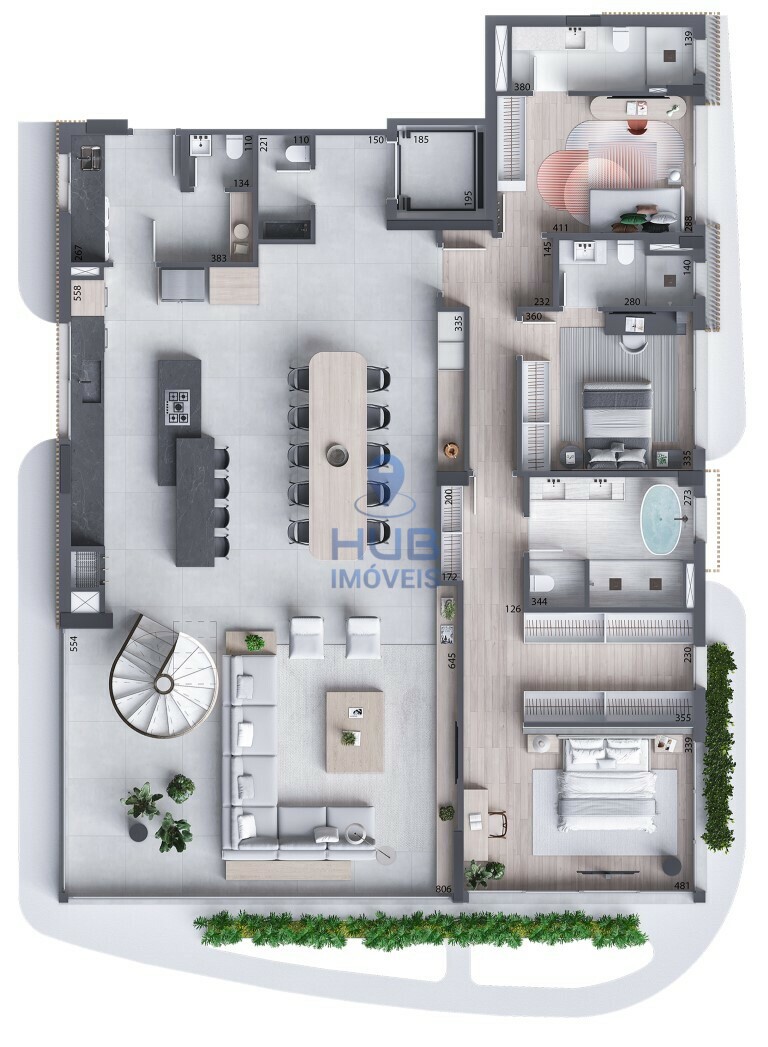 Apartamento, 3 quartos, 460 m² - Foto 9