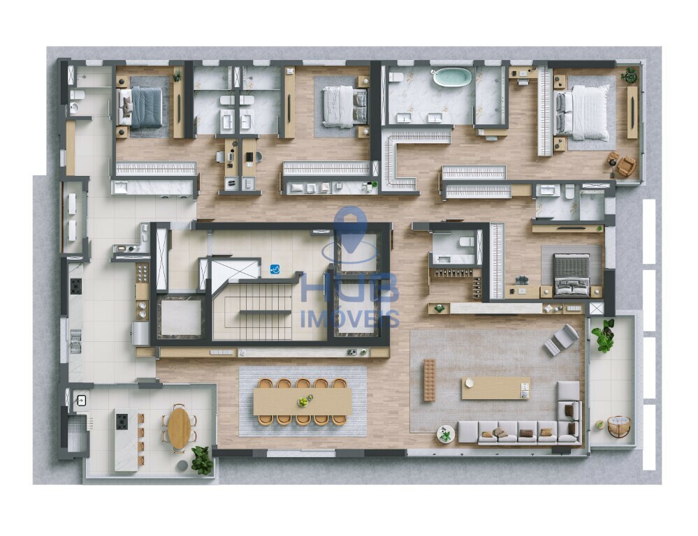 Apartamento, 4 quartos, 365 m² - Foto 2