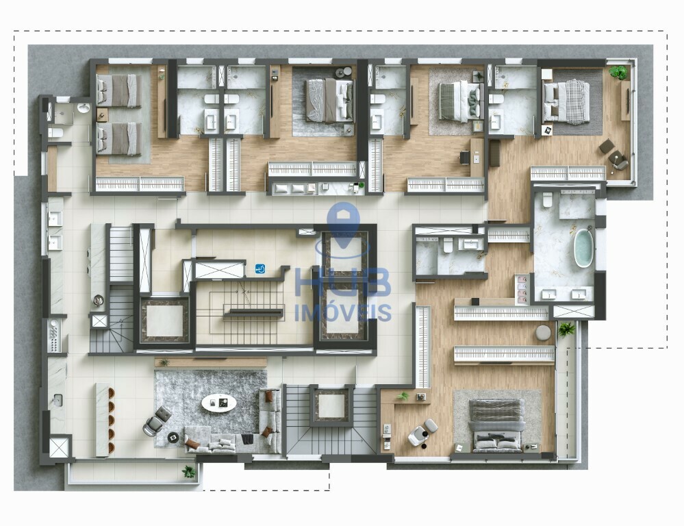 Apartamento, 4 quartos, 365 m² - Foto 4