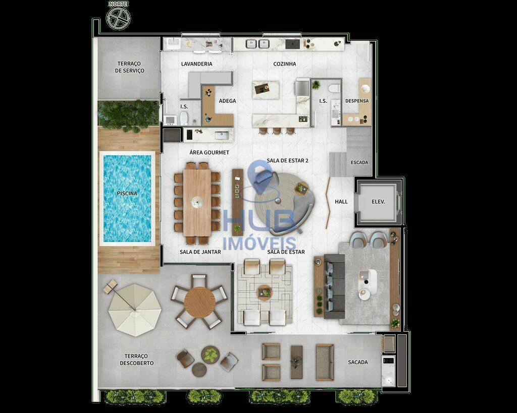 Apartamento, 4 quartos, 315 m² - Foto 7
