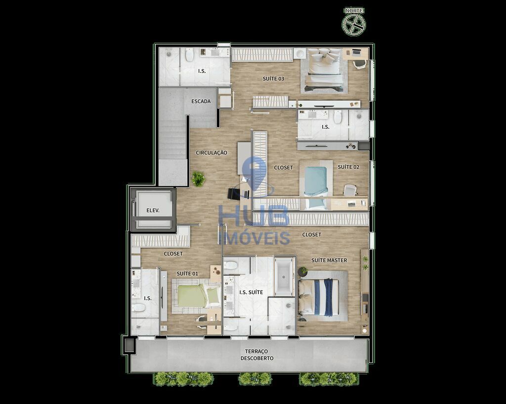 Apartamento, 4 quartos, 421 m² - Foto 6