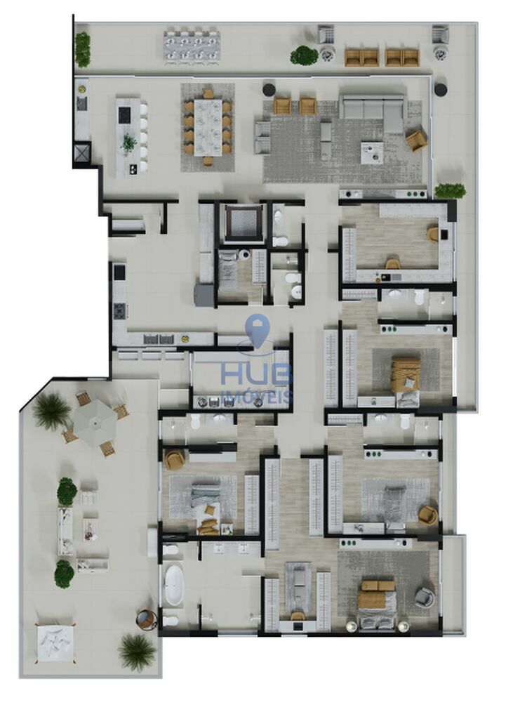 Apartamento, 4 quartos, 327 m² - Foto 5