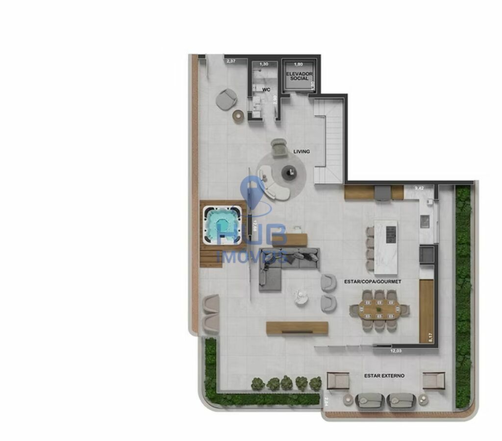 Apartamento, 3 quartos, 292 m² - Foto 13