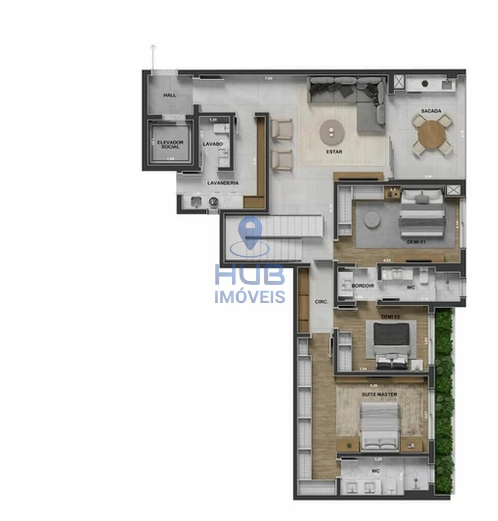 Apartamento, 3 quartos, 407 m² - Foto 10
